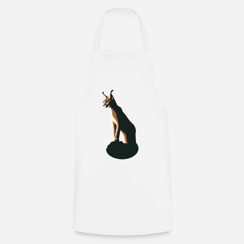 Caracal - Cooking Apron - white