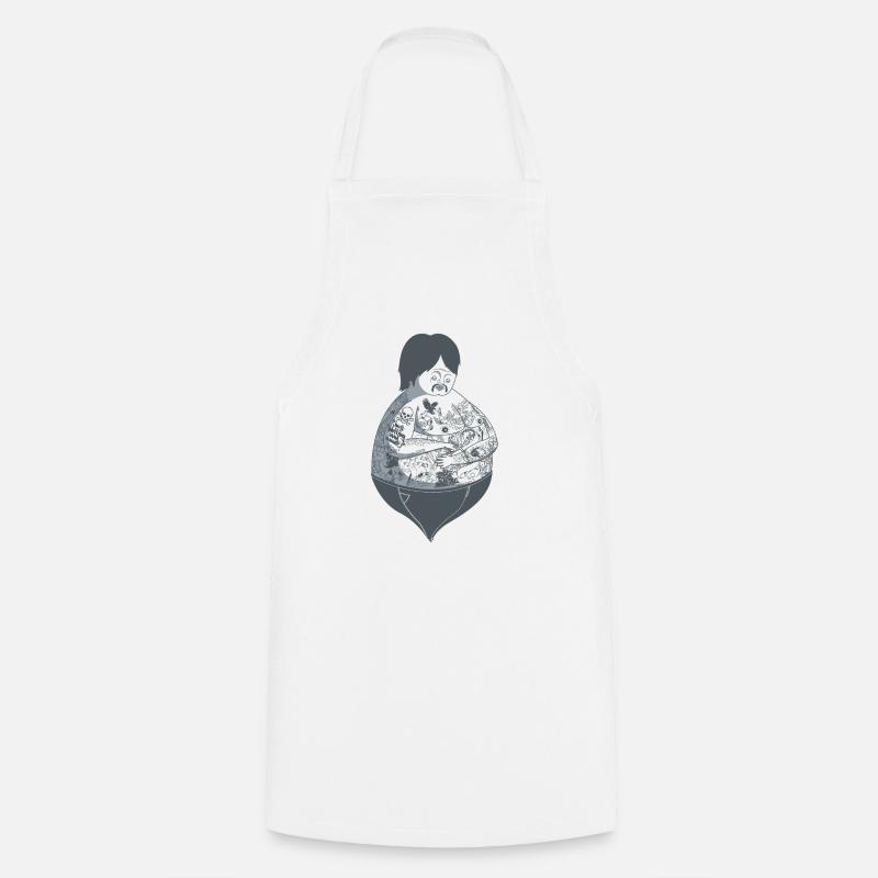 Tattoo Guy - Tablier de cuisine - blanc