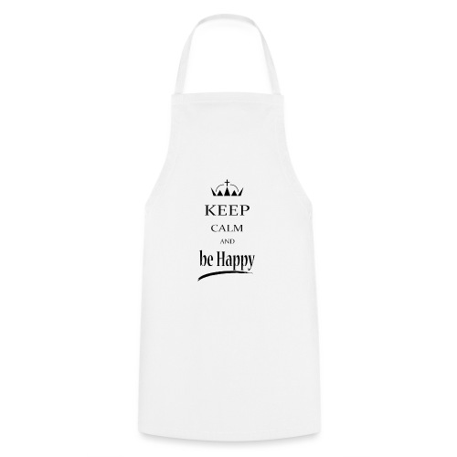 keep_calm and_be_happy-01 - Grembiule da cucina