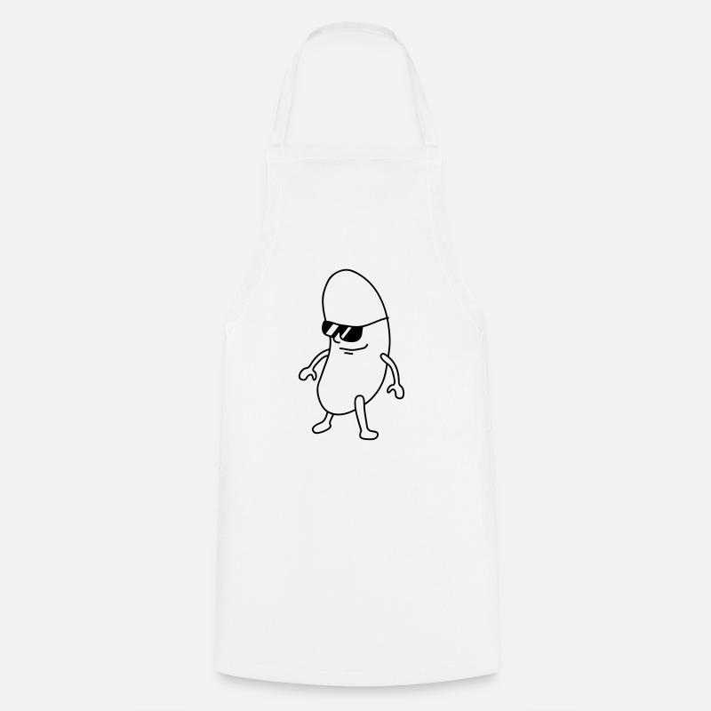 Cool Bean - Cooking Apron - white