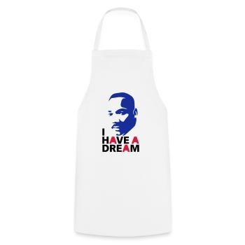 MARTIN LUTHER KING - Tablier de cuisine - blanc - Devant - AI Model Male 185 dark (185cm)