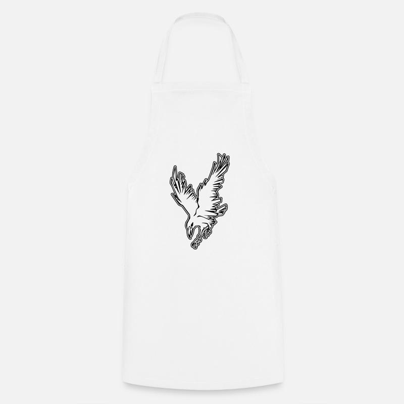 Crow - Tablier de cuisine - blanc