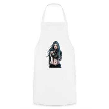 Follow Your Dreams - Cooking Apron - white - Front - AI Model Male 185 dark (185cm)