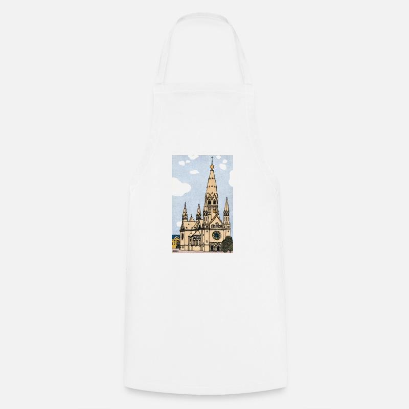 Kaiser Wilhelm Gedächtniskirche Berlin - Kochschürze - Weiß