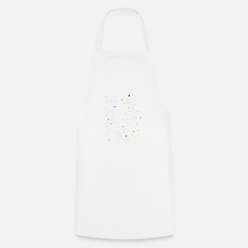 constellations - Cooking Apron - white