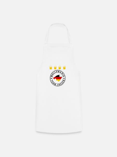 Mallemania Team Tresen Logo - Kochschürze - Weiß