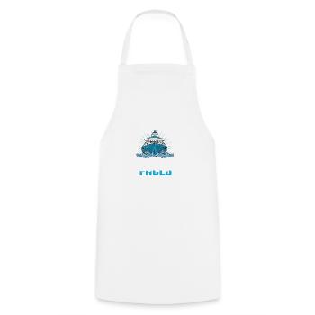 Time to get Ship Faced - cruise ship sea - Cooking Apron - white - Front - AI Model Male 185 dark (185cm)