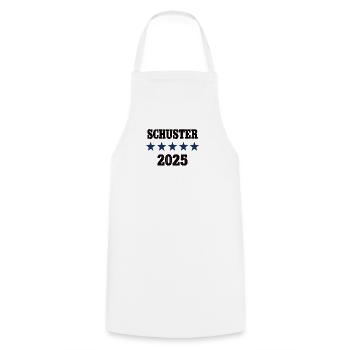 2025 Schuster Beruf Schuhmacher Job Arbeit Lehre - Kochschürze - Weiß - Vorne - AI Model Male 185 dark (185cm)