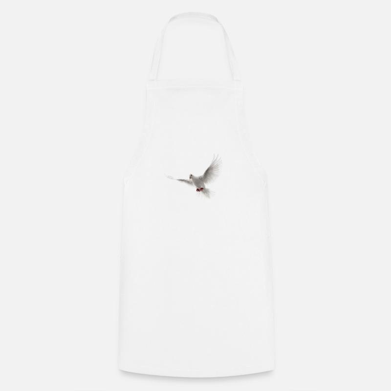 Colombe - Tablier de cuisine - blanc
