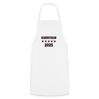 2025 Schusterin Beruf Abschluß Lehre Bestanden - Kochschürze - Weiß - Vorne - AI Model Male 185 dark (185cm)