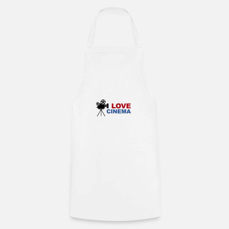 I love cinema Camera Action 3c - Cooking Apron - white
