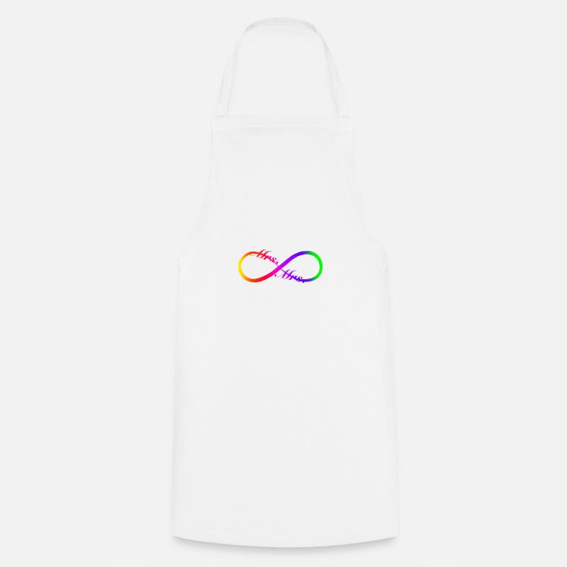 Valentines Day Infinity Shirt - Kochschürze - Weiß