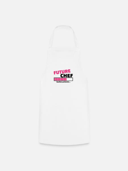future chef - Tablier de cuisine - blanc