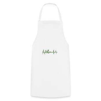 Vegan - Tablier de cuisine - blanc - Devant - AI Model Male 185 dark (185cm)