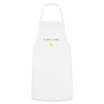 Be someone's sunshine - Cooking Apron - white - Front - AI Model Male 185 dark (185cm)