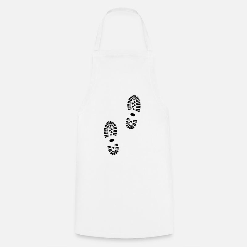 Footprints, hiking (super cheap) - Tablier de cuisine - blanc