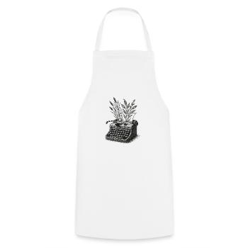 Lettres vivantes - Tablier de cuisine - blanc - Devant - AI Model Male 185 dark (185cm)