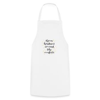 Liebe - Cooking Apron - white - Front - AI Model Male 185 dark (185cm)