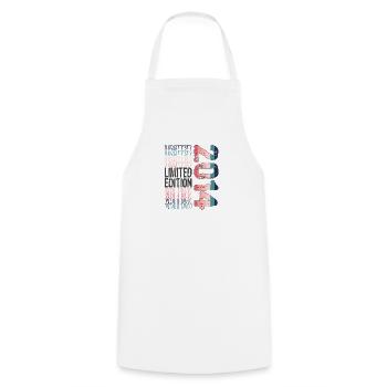 Limited Edition Since 2014 Birthday Vintage 2014 - Cooking Apron - white - Front - AI Model Male 185 dark (185cm)