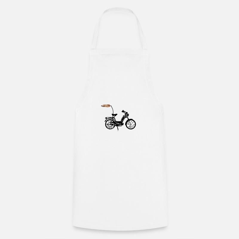 Mofa foxtail - Cooking Apron - white
