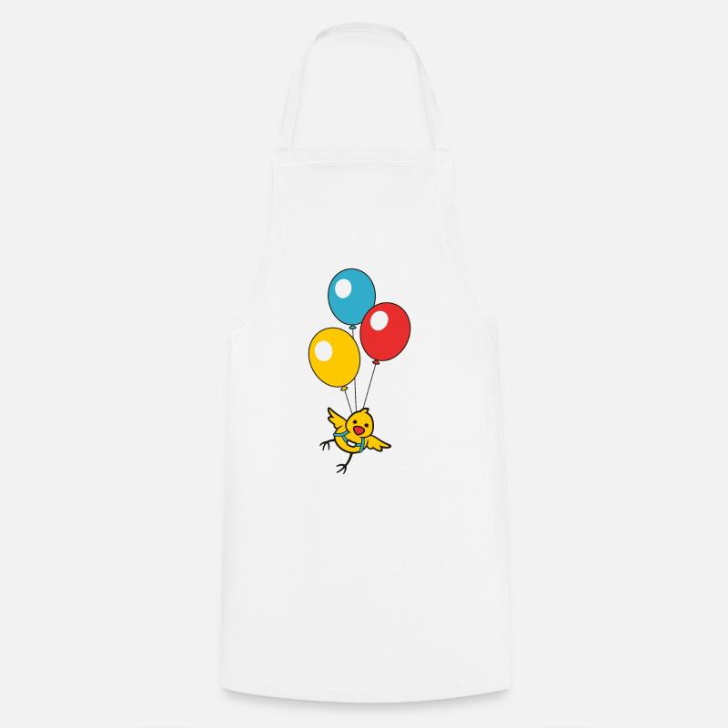 Poussin ballon - Tablier de cuisine - blanc