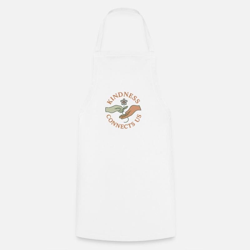 La convivialité nous unit - Tablier de cuisine - blanc