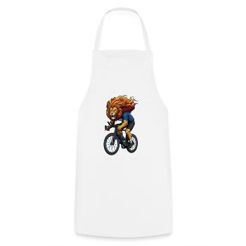 Cycliste Lion Vélo de route VTT Vélo sportif - Tablier de cuisine - blanc - Devant - AI Model Male 185 dark (185cm)