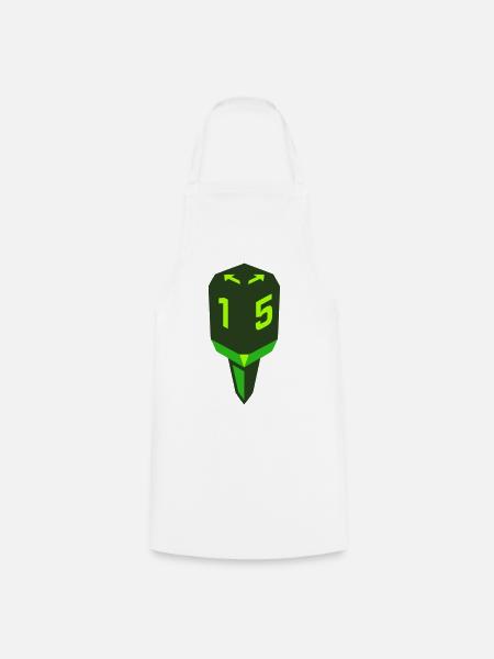 Golf Tee Abschlag Logo - Kochschürze - Weiß