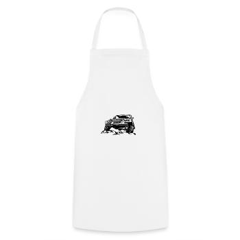 jeep - Cooking Apron - white - Front - AI Model Male 185 dark (185cm)