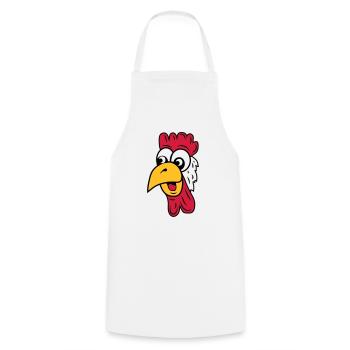 hahn - Cooking Apron - white - Front - AI Model Male 185 dark (185cm)