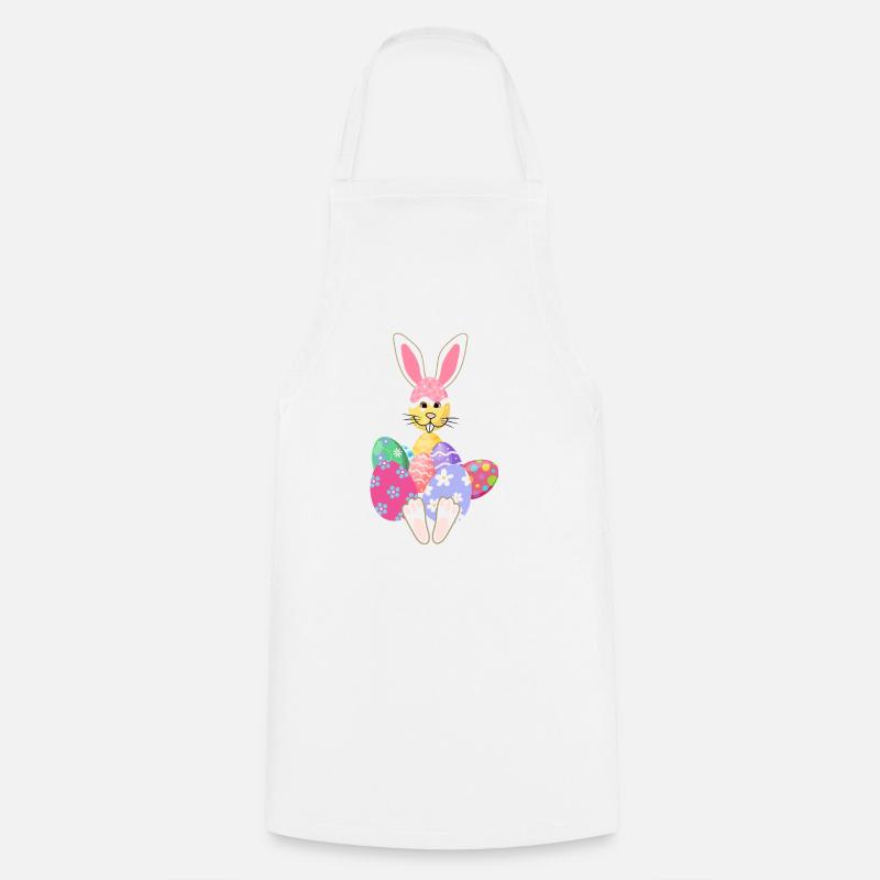 Easter Bunny - Cooking Apron - white