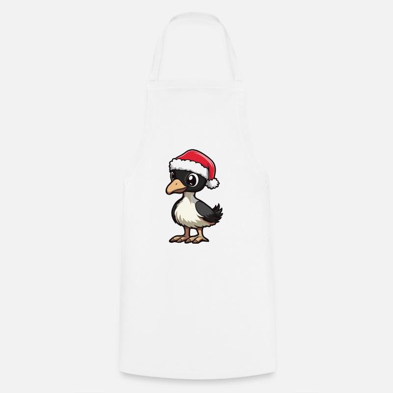 Bouquet Christmas - Cooking Apron - white
