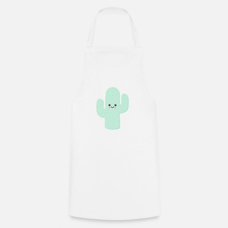 Cactus doux - Tablier de cuisine - blanc