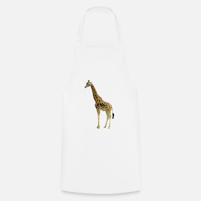 Giraffe - Cooking Apron - white