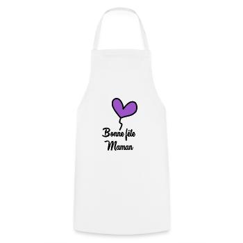 SCHÖNEN MUTTERTAG. MAMA. MUTTERTAG - Kochschürze - Weiß - Vorne - AI Model Male 185 dark (185cm)