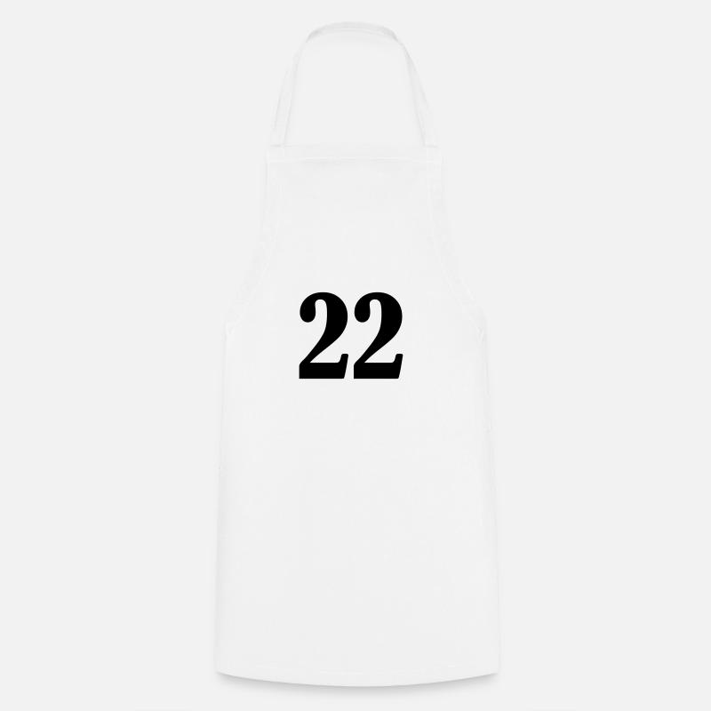 22 - Cooking Apron - white