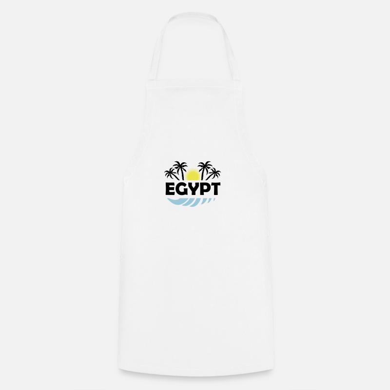 Egypte - Tablier de cuisine - blanc