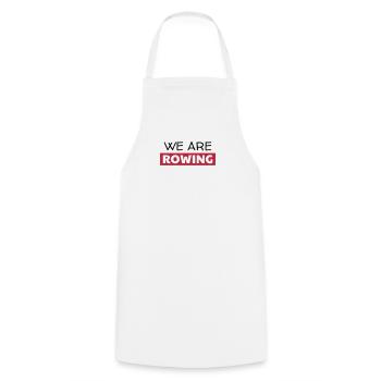 Rowing - Rudern - Aviron - Rower - Coxswain - Cooking Apron - white - Front - AI Model Male 185 dark (185cm)