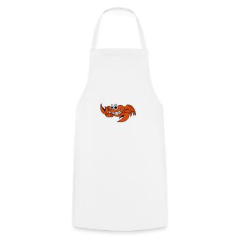 Cancer 02 - Cooking Apron - white - Front - AI Model Male 185 dark (185cm)