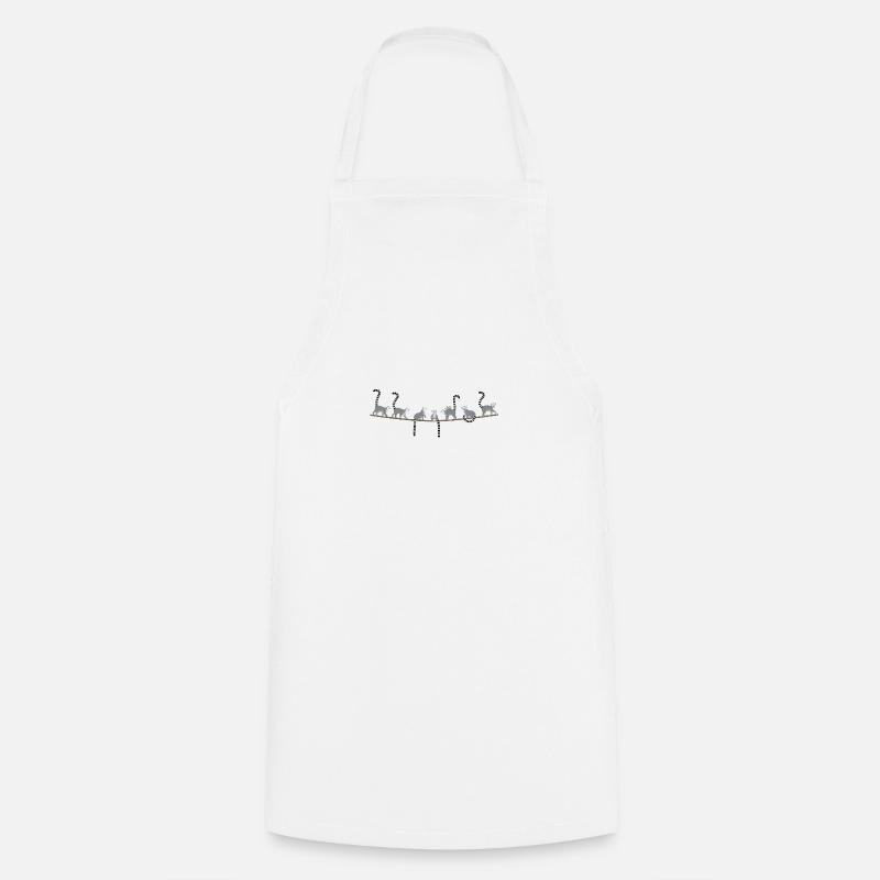 Corde avec kattas - Tablier de cuisine - blanc