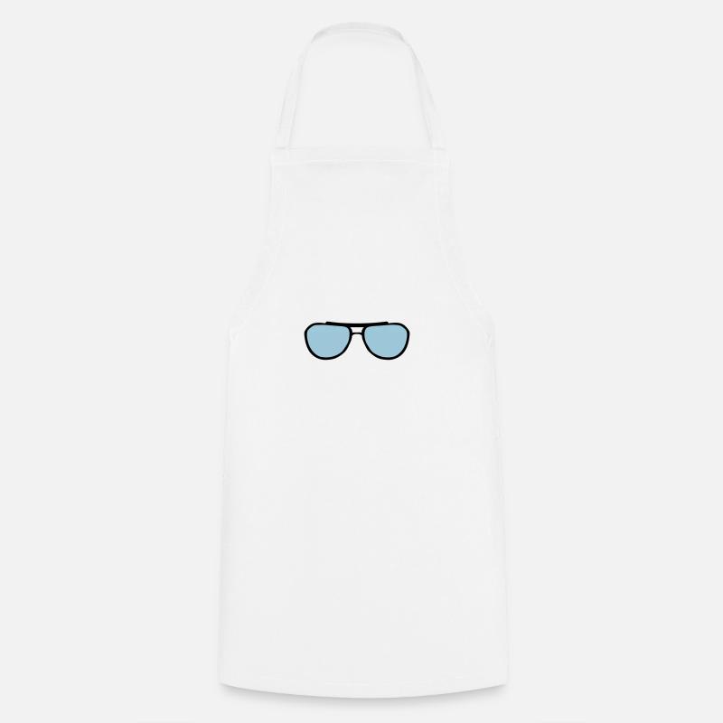 lunette de soleil forme 24065 - Tablier de cuisine - blanc