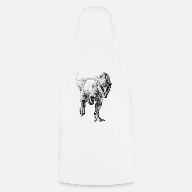 Dinosaur - Cooking Apron - white