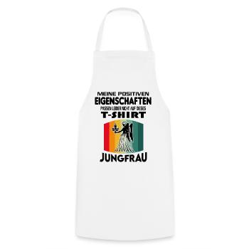 Geburtstag Sternzeichen Retro Jungfrau - Kochschürze - Weiß - Vorne - AI Model Male 185 dark (185cm)