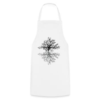 Tree Reflection Forest Nature Protection Outdoor Love - Cooking Apron - white - Front - AI Model Male 185 dark (185cm)