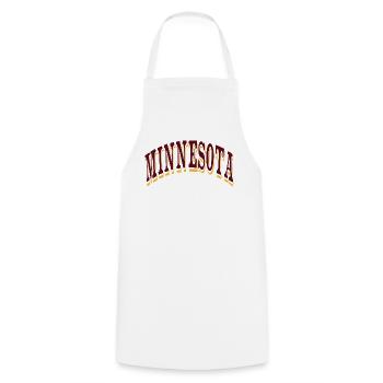 Minnesota - Tablier de cuisine - blanc - Devant - AI Model Male 185 dark (185cm)