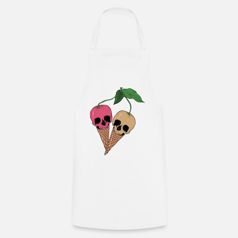 crane_glasse - Cooking Apron - white