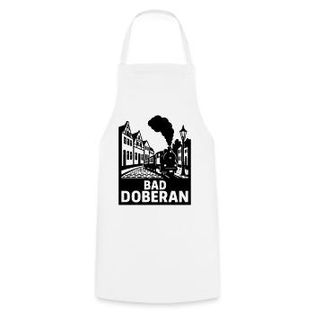 Bad Doberan - Cooking Apron - white - Front - AI Model Male 185 dark (185cm)