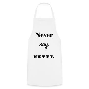 MESSAGE. QUOTES. QUOTES. HUMOR. FUNNY. DAD - Cooking Apron - white - Front - AI Model Male 185 dark (185cm)