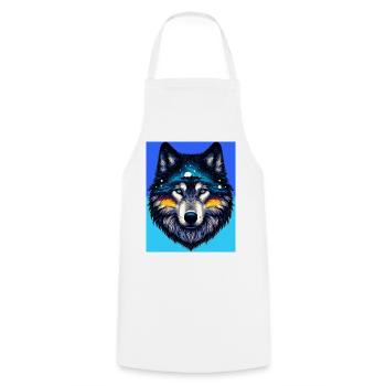 Loup - Tablier de cuisine - blanc - Devant - AI Model Male 185 dark (185cm)