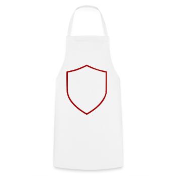 Roter Hintergrund Textur Vorlage personalisieren - Kochschürze - Weiß - Vorne - AI Model Male 185 dark (185cm)